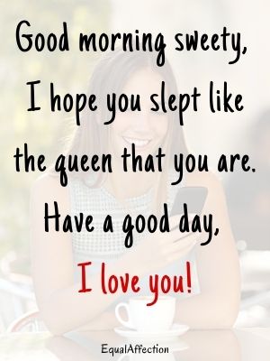 Good Morning Flirty Love Message For Her