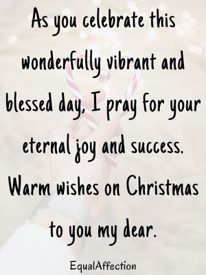 Heartwarming Christmas Message