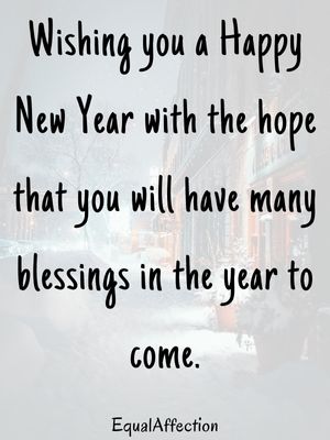 New Year Wishes For Loved One Quotes