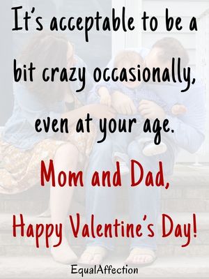 Happy Valentine's Day Mom Dad Quotes