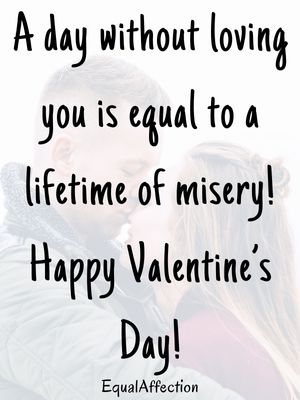 Romantic Valentine Quote for her