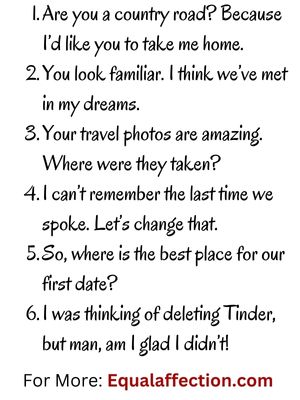 Best Flirty Conversation Starters Tinder