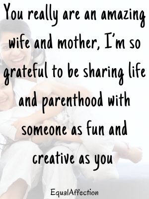 Husband To Wife Mother's Day Sayings