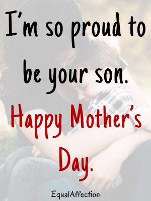 Mother's Day Text For Son