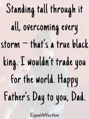 Happy Fathers Day Black Man Quotes