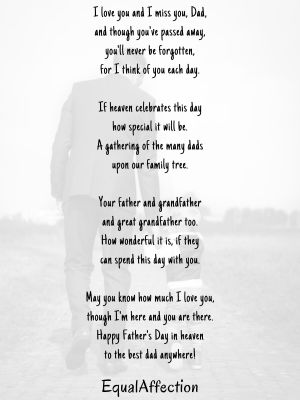 Happy Fathers Day In Heaven Poem