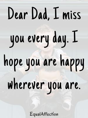 Short Message For Father In Heaven