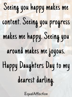 Daughter's Day Quotes From Father