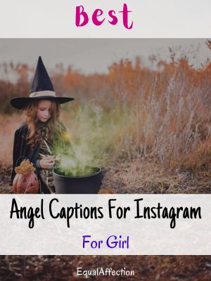 Angel Captions For Instagram For Girl