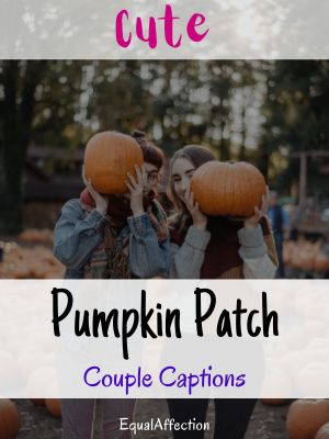 Cute Pumpkin Patch Couple Captions