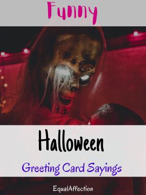 Halloween Greeting Card Sayings Funny