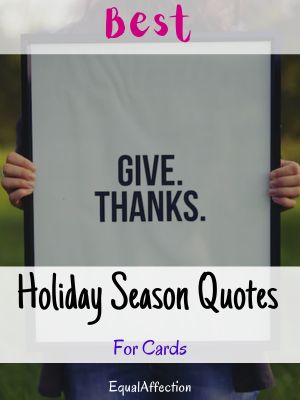 Holiday Season Quotes For Cards