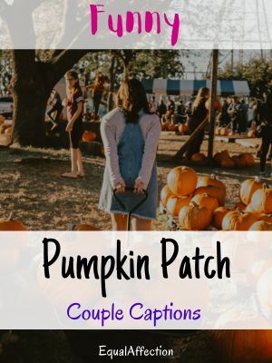 Pumpkin Patch Couple Captions Funny