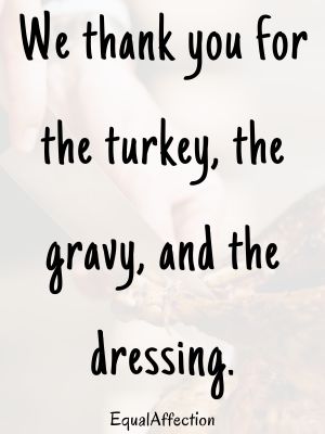 Simple Thanksgiving Prayer Before Dinner