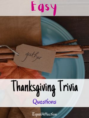 Thanksgiving Trivia Easy